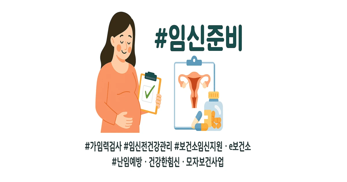 2025년 임신 사전건강관리 지원금 총정리 | 여성 13만원, 남성 5만원까지!