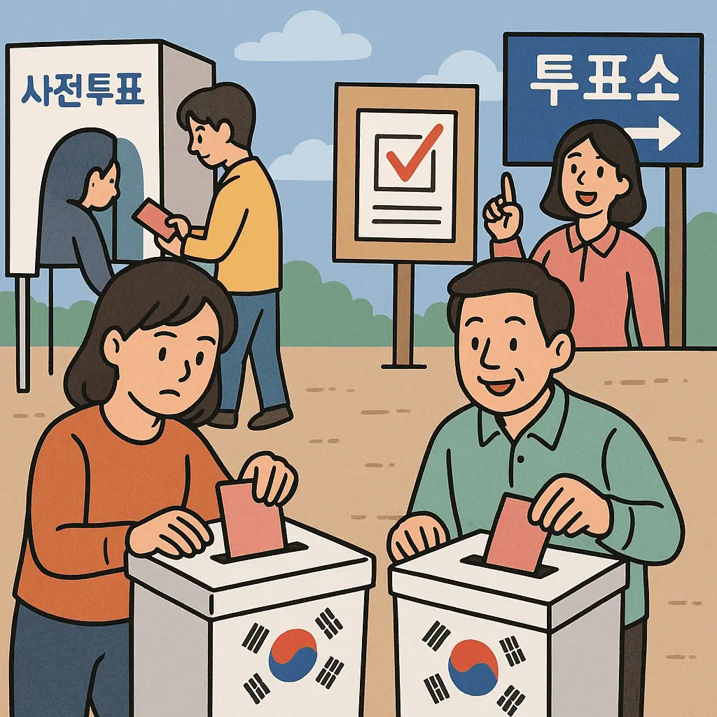 제21대 대통령 선거 사전투표와 선거일 완벽 가이드: 투표 절차부터 주의사항까지