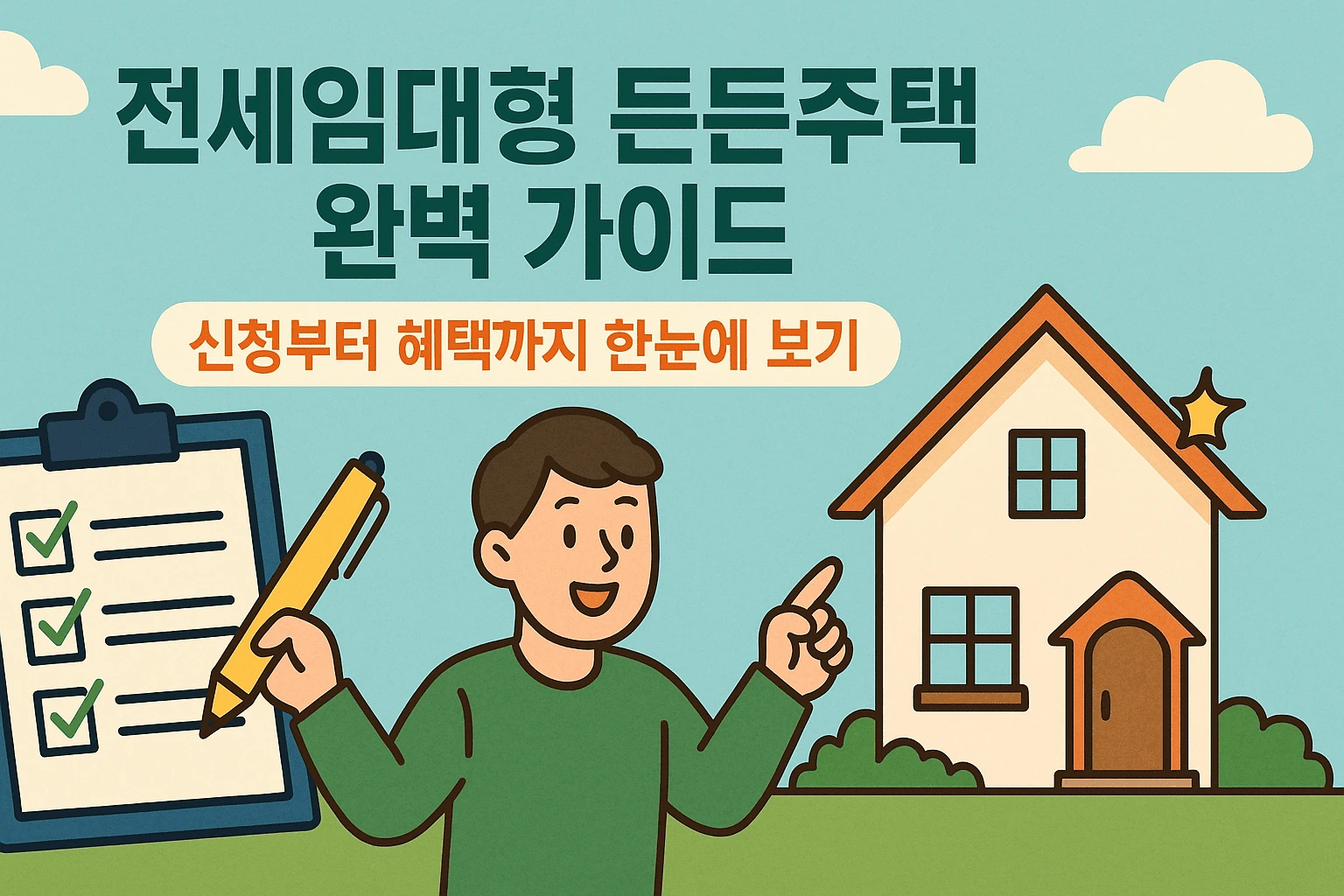 전세임대형 든든주택 완벽 가이드: 신청부터 혜택까지 한눈에 보기